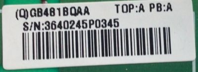 FUENTE PARA MONITOR HP / NUMERO DE PARTE GB481BQAA / 715G6503-P04-010-003M / 3640245P0345 / MODELO HSTND-9151-A - Imagen 2
